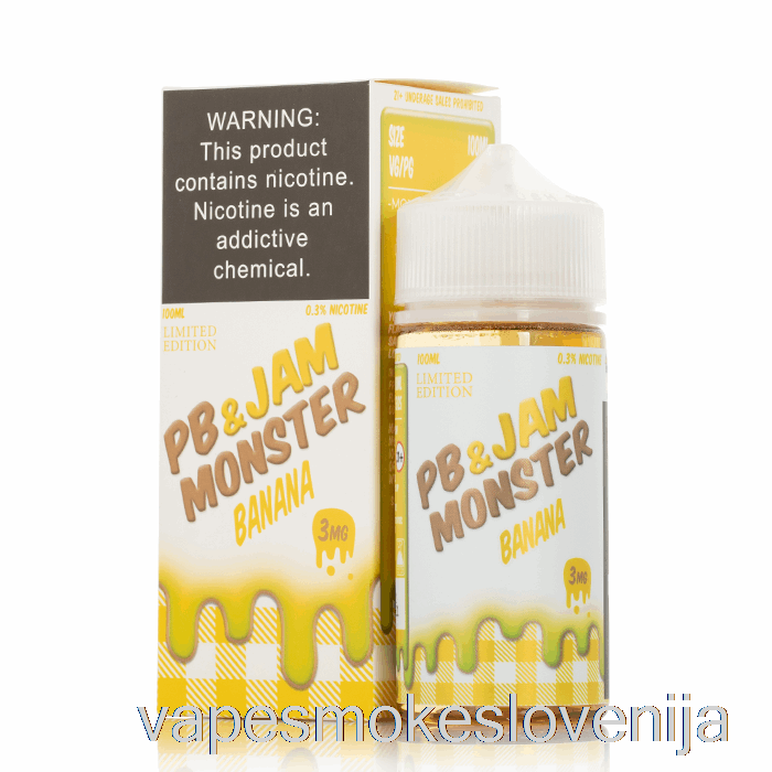 Vape Slovenija Banana - Pb In Marmelada Monster - 100ml 3mg